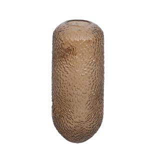 Glass vase Fylliana in brown color, size 12*44*35cm