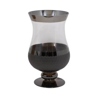 Glass vase brown size 17x30
