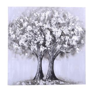 Κάδρο Fylliana silver tree 18B197A 60*60