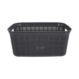Linen basket Fylliana Jute 35lt in grey color, size 52*34*23cm