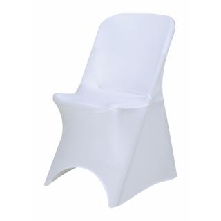 Chair cover Fylliana in white color