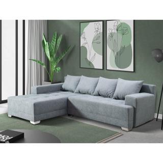 Corner sofa bed Galaxy grey color ,in size 267*178*75cm