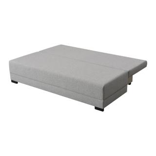 Sofa bed Dante in gray color with 2 dark gray cushions, size 198*88*77