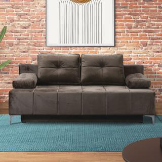 Sofa bed Elena brown color ,in size 199*96*93cm