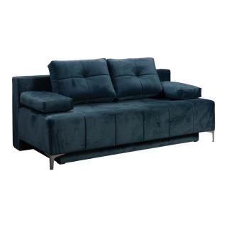 Sofa bed Elena dark blue color ,in size 199*96*93cm