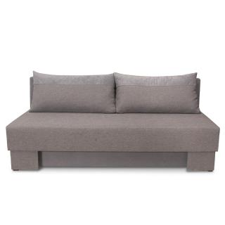 Sofa bed Fylliana Bonnie in grey-dark grey fabric color ,size 190*80*85cm