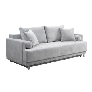 Sofa bed Otin Fabric Light grey, size 216*97*75