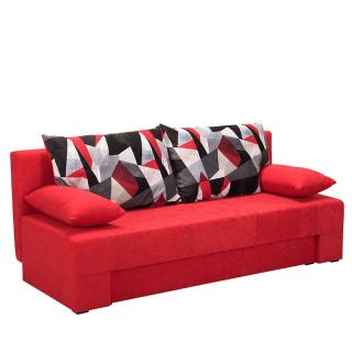 Καναπές κρεβάτι Teo κόκκινος 190,5*79*77