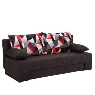 Καναπές κρεβάτι Teo μαύρος 190,5*79*77