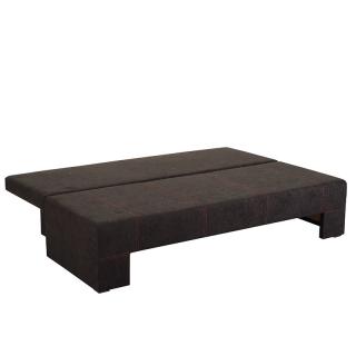 Καναπές κρεβάτι Teo μαύρος 190,5*79*77