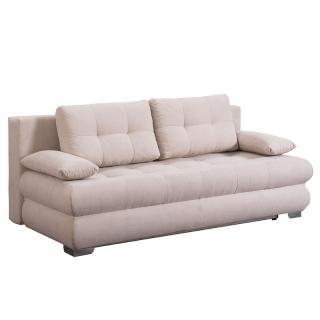 Sofa bed Tivoli in beige color, size 206*99*81