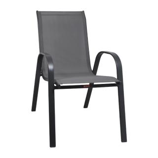 Chair Fylliana Sling in textline grey, size 54x71x90cm