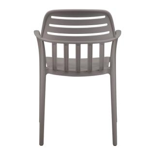 Outdoor chair Fylliana Eviana in beige color ,size 53x56x81cm