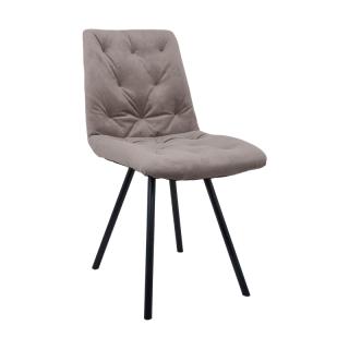 Dinning chair Fylliana 9606 in brown color ,size 59x46x85cm