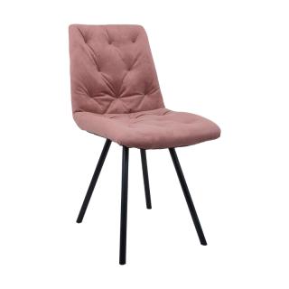 Dinning chair Fylliana 9606 in pink color ,size 59x46x85cm