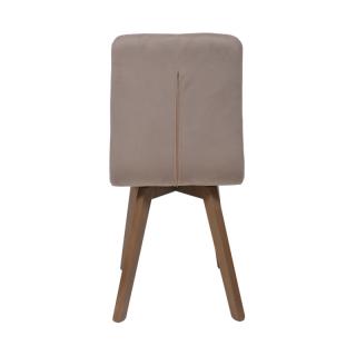 Dining chair Fylliana with Sonoma legs and beige fabric, size 42*48*87