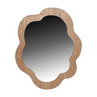 Mdf mirror Fylliana 23221 in natural color, size 66x3x79cm