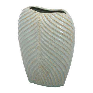 Ceramic decorative vase Fylliana FL30046 in veraman color, size 18x9x23cm