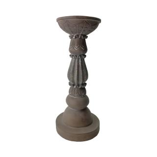 Candleholder Fylliana in brown color, size 25.5cm