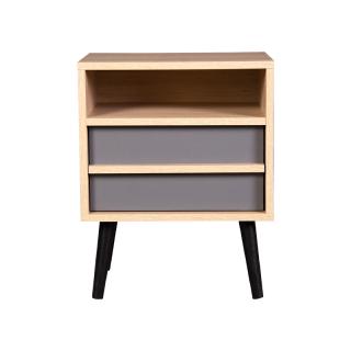 Night Stand Fylliana Industry in sonoma-grey color ,size 40x29,5x50cm