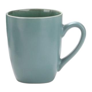 12 oz mug stoneware in green color