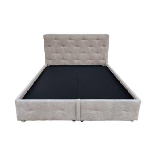 Double bed Libert in beige color ,size 220x170x110cm