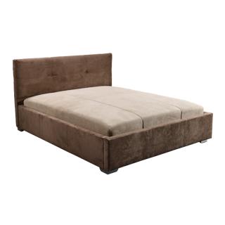 Double bed Fylliana Pegaz Fabric OO3 Orinoco 29 Brown / Fabric OO1 Orinoco 22 beige 178*218*105(160*200)