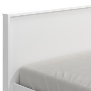 Double bed Varadero 160 in white color ,size 175x206x92cm