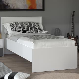 Bed Varadero 90 in white color ,size 105x206x92cm