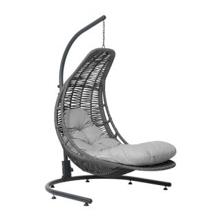 Hanging Chair Fylliana Alok in grey color ,121x140x200