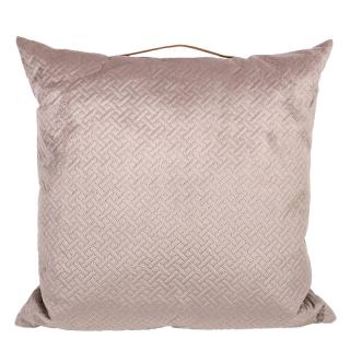 Cushion Fylliana in cream velvet color, size 60*60cm