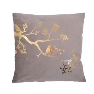 Cushion Fylliana with gold print, size 40*40cm