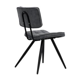 Metal Dinning chair Antela grey color ,size 40x40x78cm