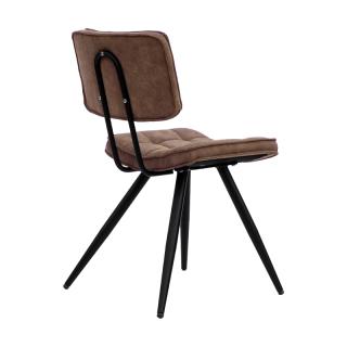 Metal Dinning chair Antela taupe color ,size 40x40x78cm