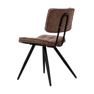 Metal Dinning chair Antela taupe color ,size 40x40x78cm