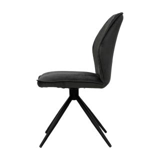 Metal Dinning chair Arleta grey color ,size 52x46x91cm