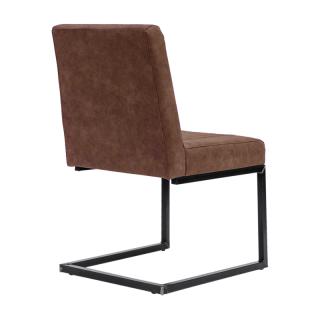 Metal Dinning chair Evita taupe color ,size 50x47x85cm