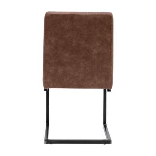 Metal Dinning chair Evita taupe color ,size 50x47x85cm