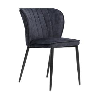 Metal Dinning chair Silvana grey color ,size 56x43x84cm