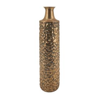 Metal floor vase Fylliana 231292 in gold color ,size 14x14x67cm