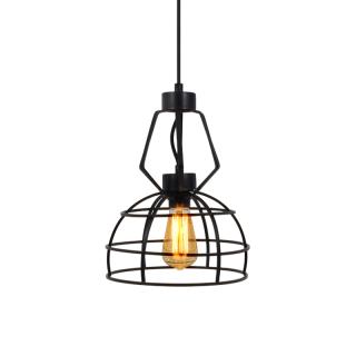 Single metal lamp Fylliana Cell in black color ,size 25x35cm