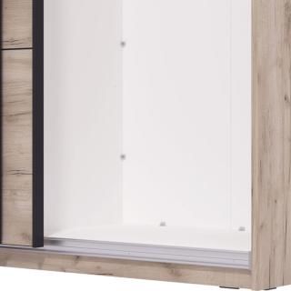 Wardrobe GARD 150 h205 in grey oak color ,size 145x61x205cm