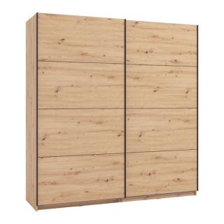 Wardrobe GARD 200 h205 in artisan oak color ,size 195x61x205cm