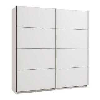 Wardrobe GARD 200 h205 in white color ,size 195x61x205cm