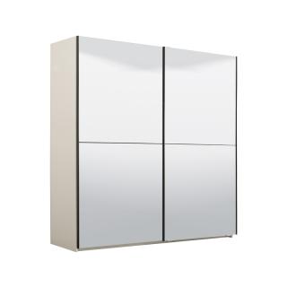 Wardrobe Fylliana Ksanti with mirror 220 20G White 217*62.5*210