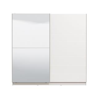 Wardrobe Fylliana Mondego 220 OG White / White high gloss foil 217*62.5*210