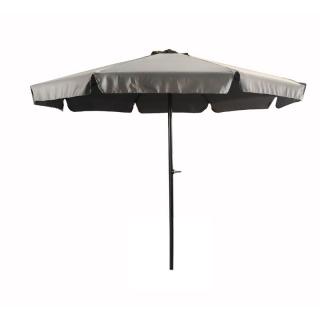 Umbrella Fylliana with six ribs and grey fabric 2.5m