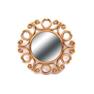 Wall mirror FP-018 in gold color ,size 91*91*4