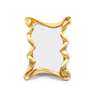 Wall mirror FP-054A in gold color ,size 77*102.5*6