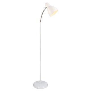 Metallic lamp Fylliana in white metallic color